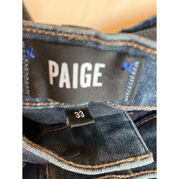 Paige Mens Lennox Slim Fit Denim Jeans Transcend Fabric size 33 $199 NWT Stretch - Picture 9 of 15